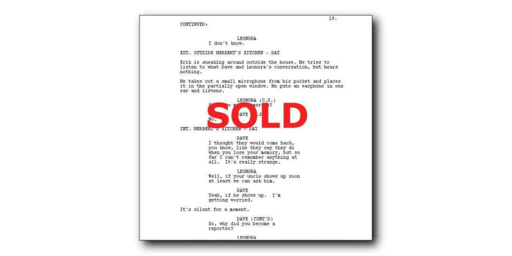 How to sell a screenplay to the studios 1